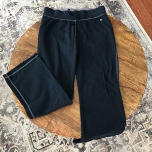 SO Fleece Lined Black Lounge Pants - Size Large